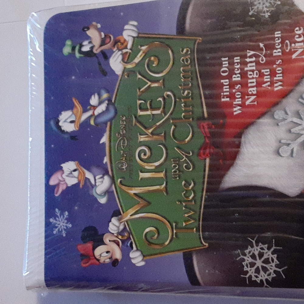 Mickey's Twice Upon a Christmas VHS Video Tape